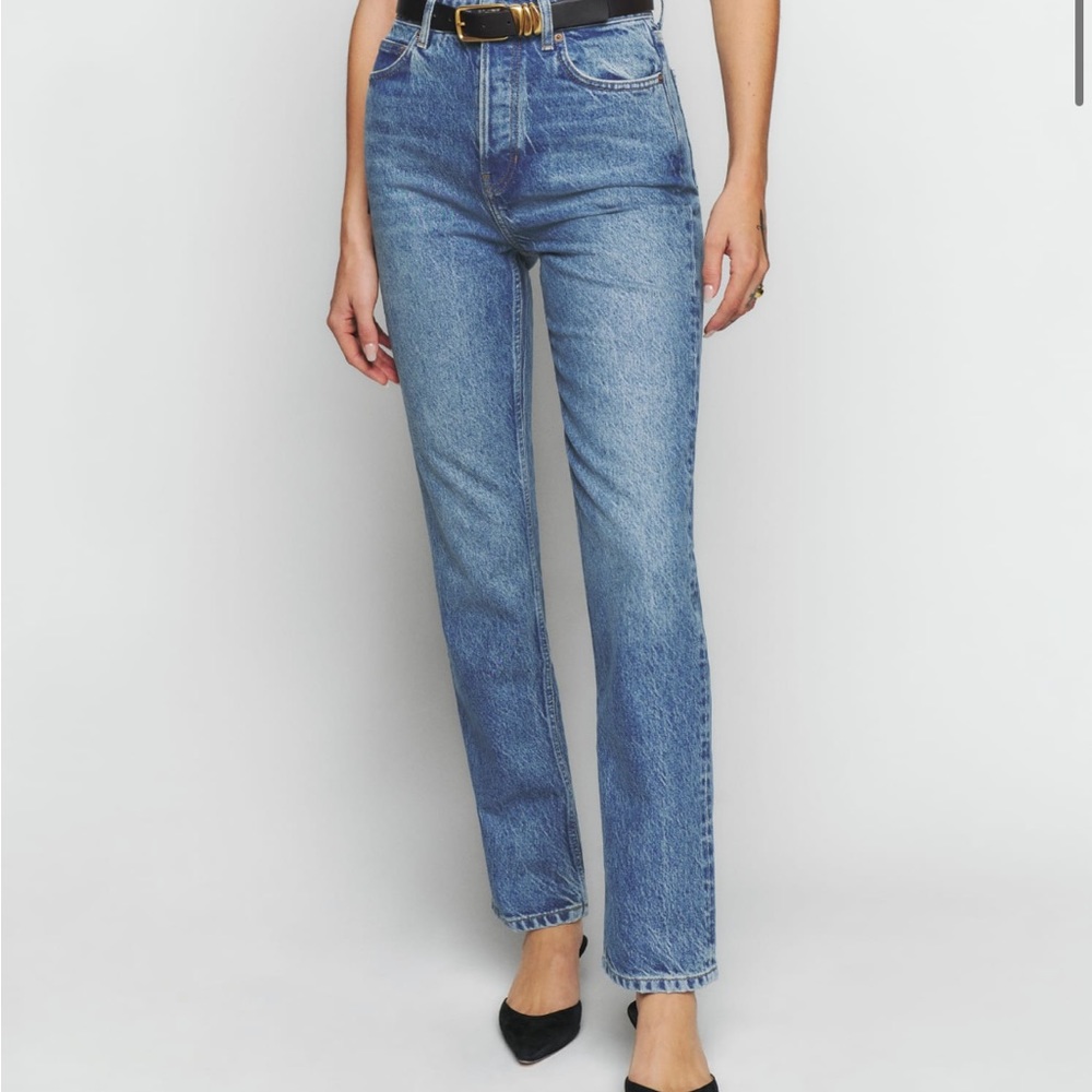 Reformation Cynthia High Rise size 27 NWT never worn color Colorado